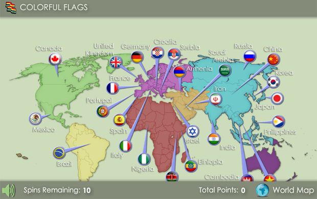 Colorful Flags Game